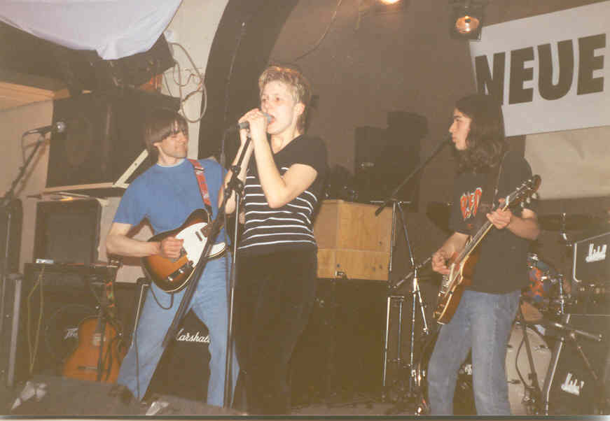 Stefan und Hannes mit S�ngerin Michaela