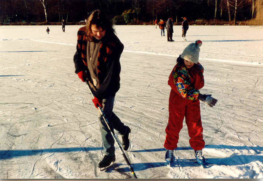 Schlittschuhlaufen auf dem Rantzauer See