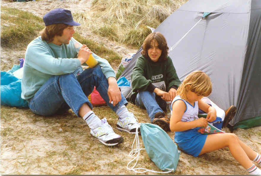 Auf dem Campingplatz in Westerland
